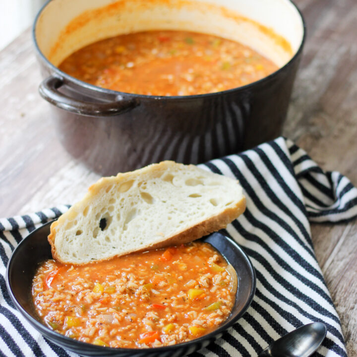 Easy Stuffed Pepper Soup